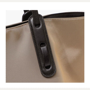 VINEY Lightweight Oxford Tote Bag and Pouch Set, reinforced handle