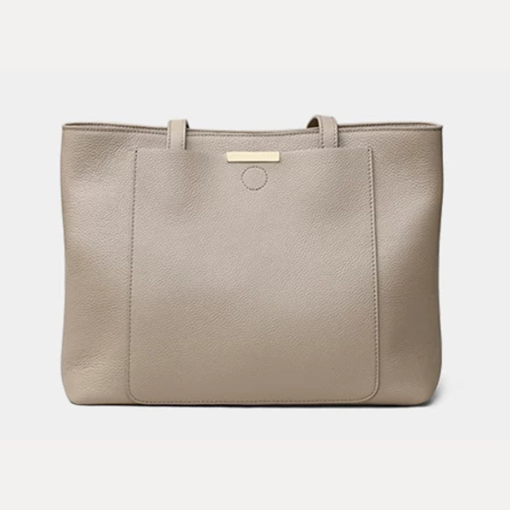 VINEY Soft-Structure Shoulder Tote Bag
