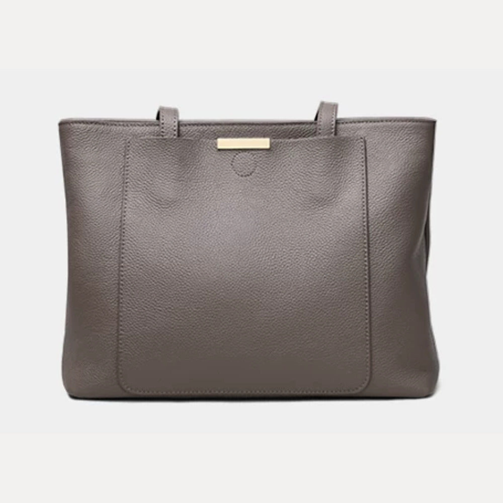VINEY Soft-Structure Shoulder Tote Bag