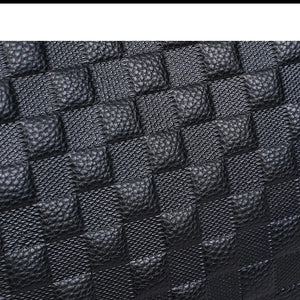 VINEY Woven Leather Commuter Tote Bag, woven texture